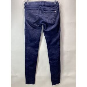 Guess Maxine Low Rise Jegging Skinny Fit Dark Blue Floral Women's Size 26x30